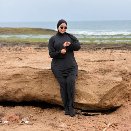 بوركيني بأربع قطع الأكثر طلبًا هاد الصيف 🌊☀️