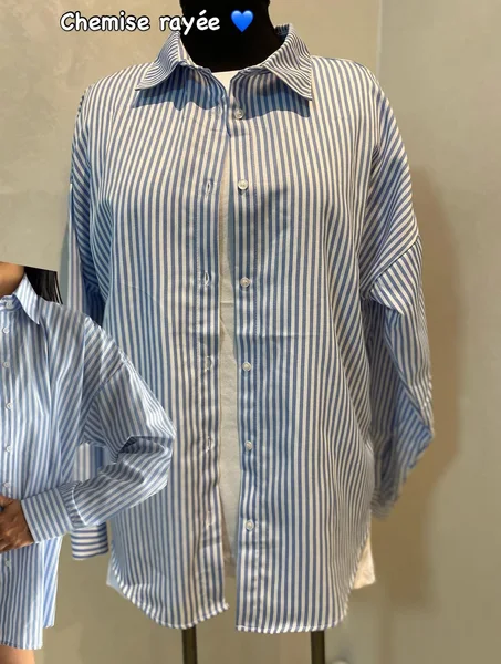 chemise rayée