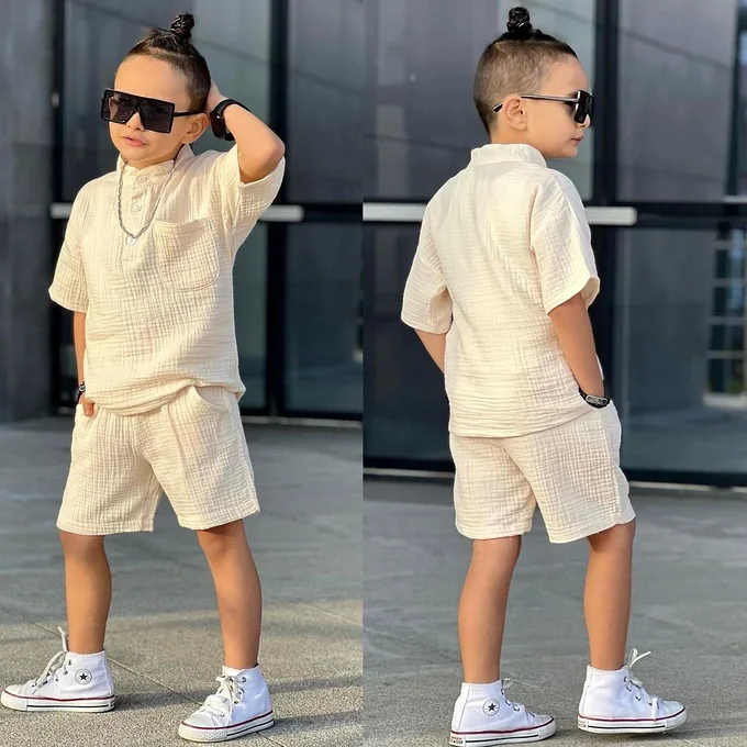 💎 طقم صيفي للأولاد موضة 2026💎