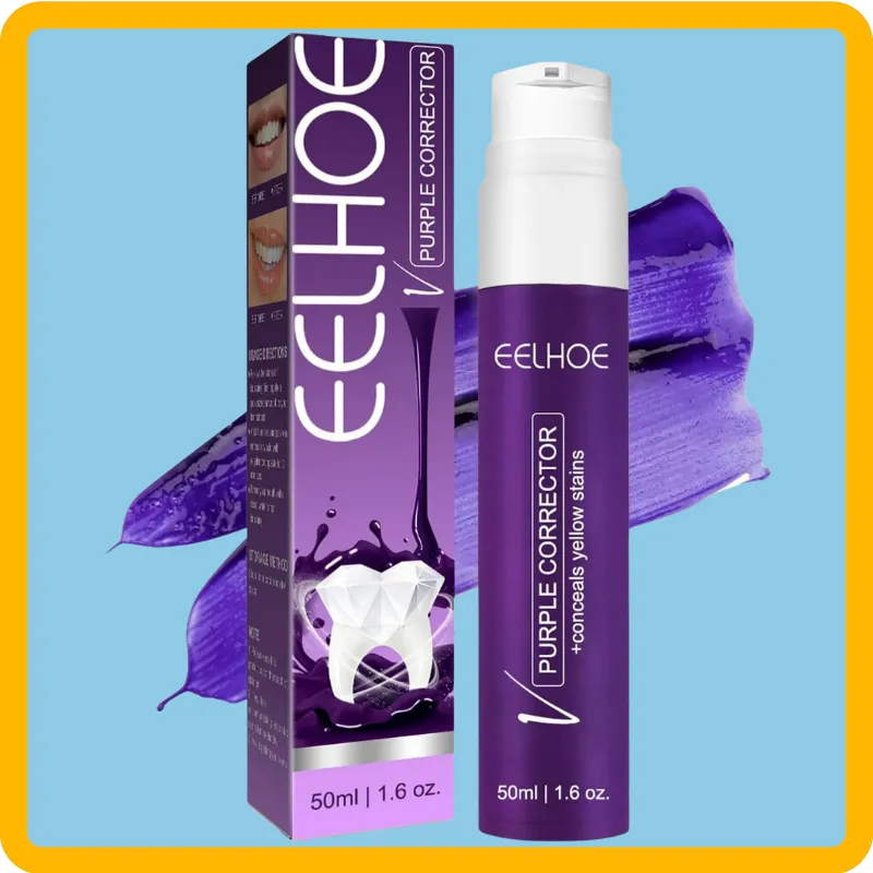 معجون تبيض الاسنان purple theth whitening