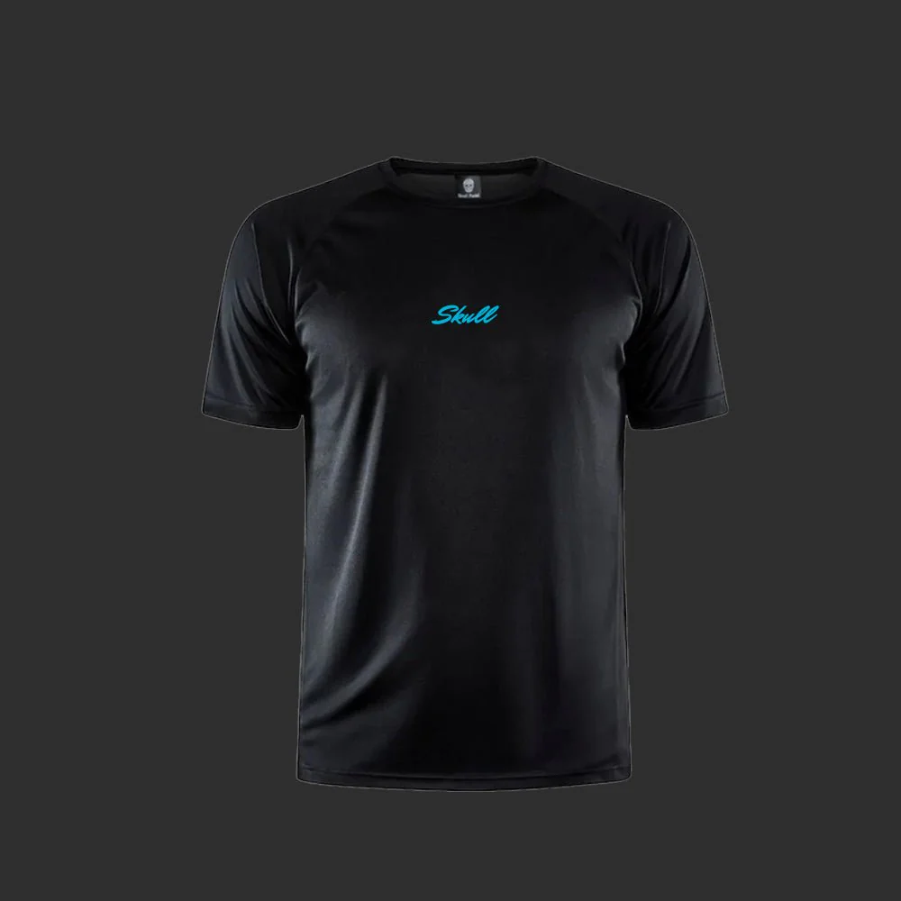 Padel Sportshirt Men - Black Blue