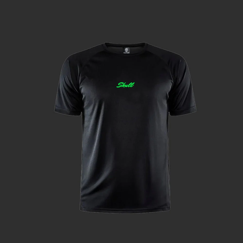 Padel Sportshirt Men - Black Green