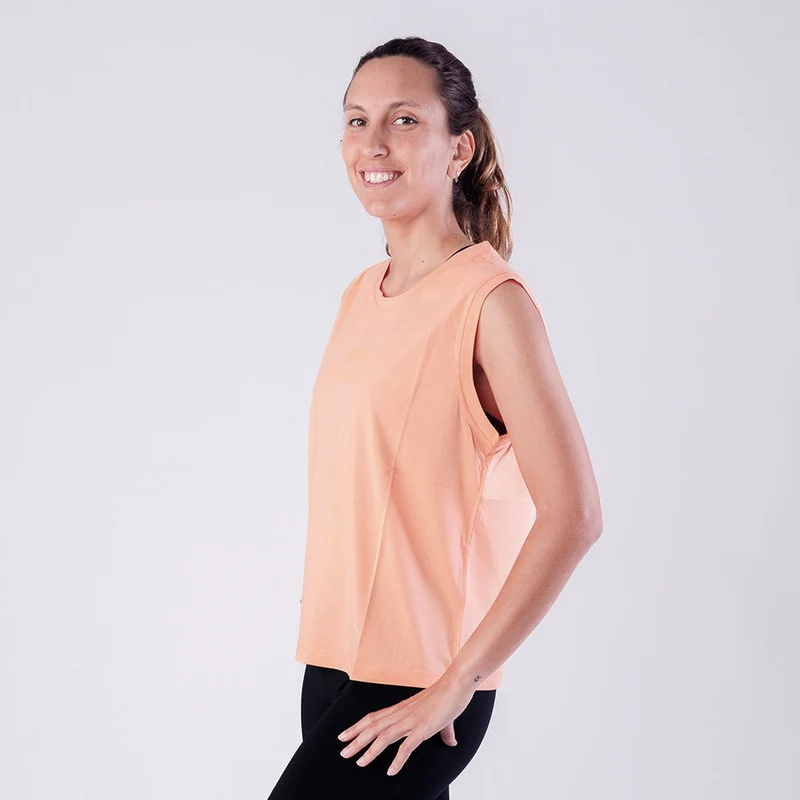 Padel Sportshirt Women - Soft Orange