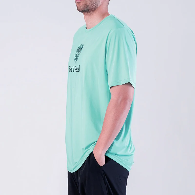 Padel Sportshirt Men - Turquoise Black