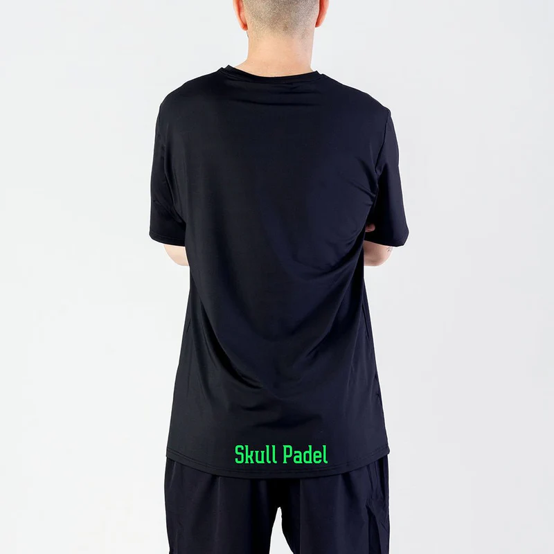 Padel Sportshirt Men - Black Green