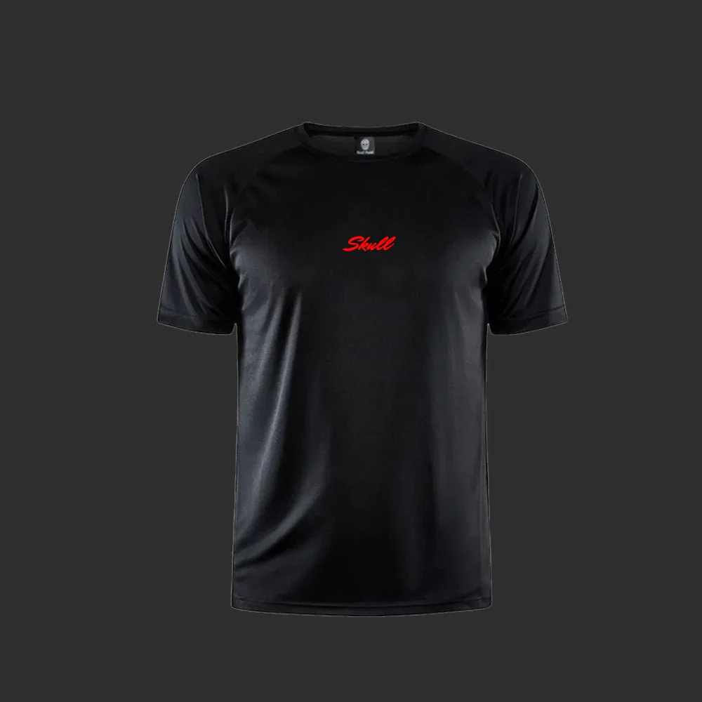 Padel Sportshirt Men - Black Red