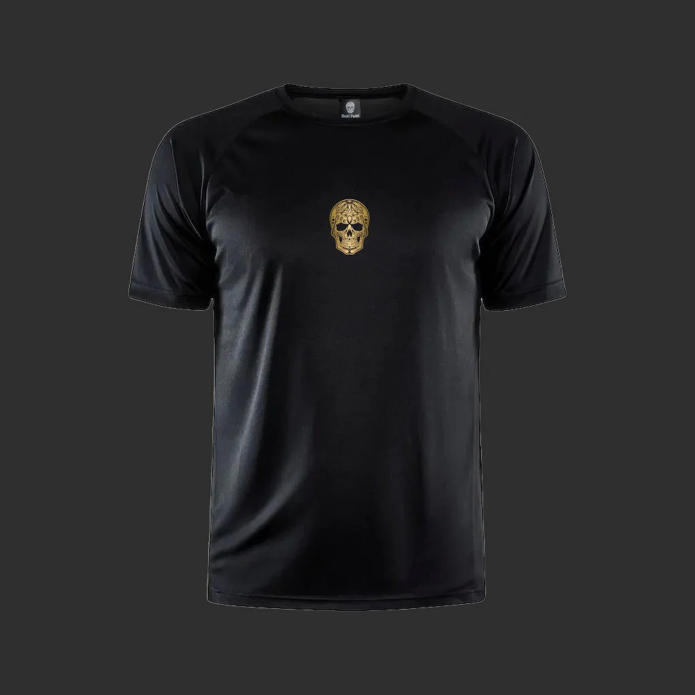 Padel Sportshirt Men - Black Gold