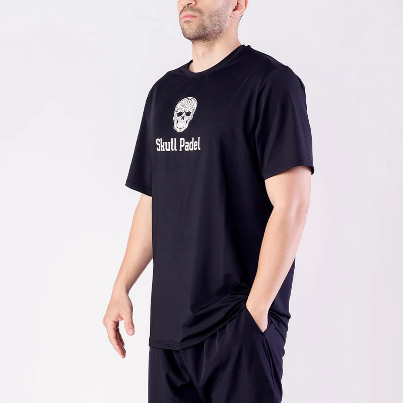 Padel Sportshirt Men - Black White