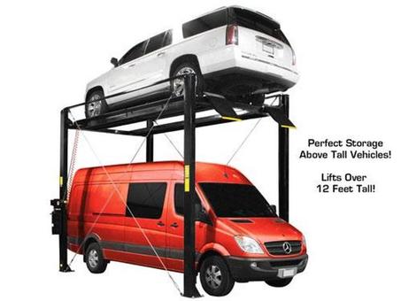 Atlas Garage Pro7000ST: The Ultimate 7,000 lb Super Tall 4-Post Lift