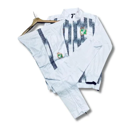 Survêtement Ensemble Puma Pull + Pantalon Blanc - Noir