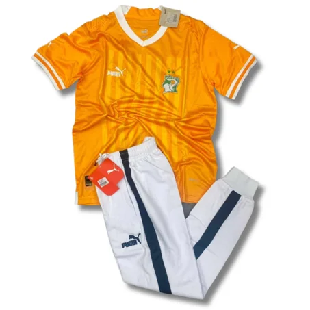 Ensemble Puma Maillot Original Version Pro + Pantalon Blanc