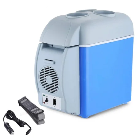 Mini Réfrigérateur Portable De Voiture Bleu