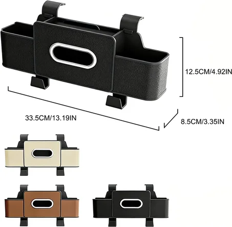 منظم السيارة الملكي 3 في 1: الحل النهائي لترتيب سيارتك والحفاظ على نظافتها
