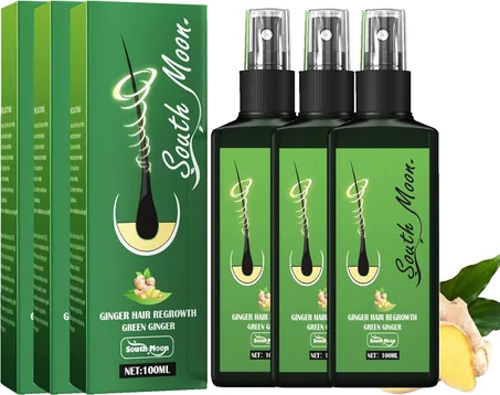 بخاخ الزنجبيل المغذي YS Growth Plus، بخاخ طبيعي مغذي لفروة الرأس، بخاخ الزنجبيل لعلاج تساقط الشعر وتسريع نموه، بخاخ الزنجبيل لتعزيز نمو الشعر لدى الرجال والنساء