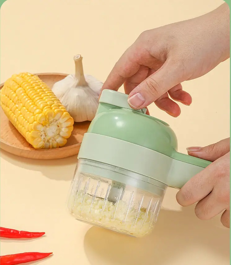 4 in 1 Portable Electric Vegetable Cutter - QAT
