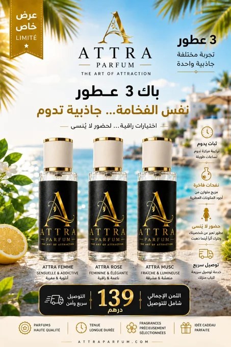 Pack Femme ATTRA PARFUM – Collection signature