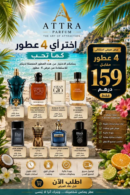 pack estivage attra-parfum