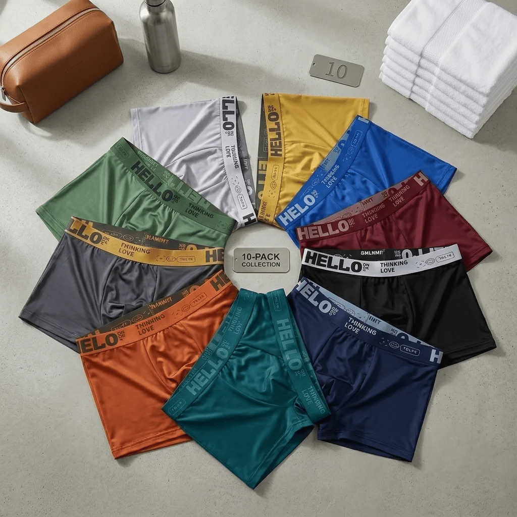 TITAN — Pack Boxers Tissu Glacé · Confort Premium Toute la Journée