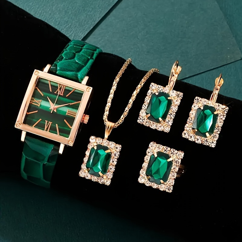 Set Montre Bijoux Élégance Vintage