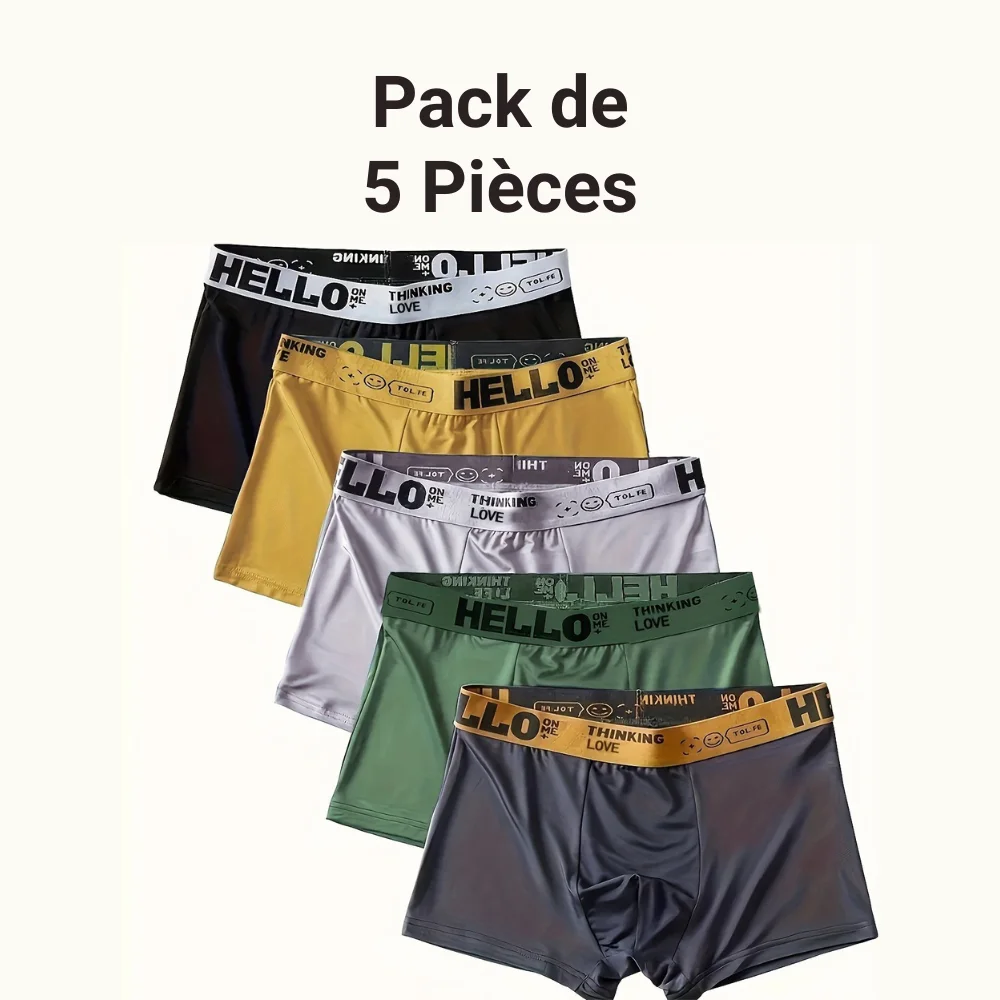 TITAN — Pack Boxers Tissu Glacé · Confort Premium Toute la Journée