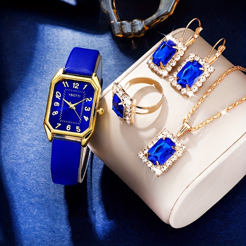 Ensemble Montre et Bijoux Luxe Femme