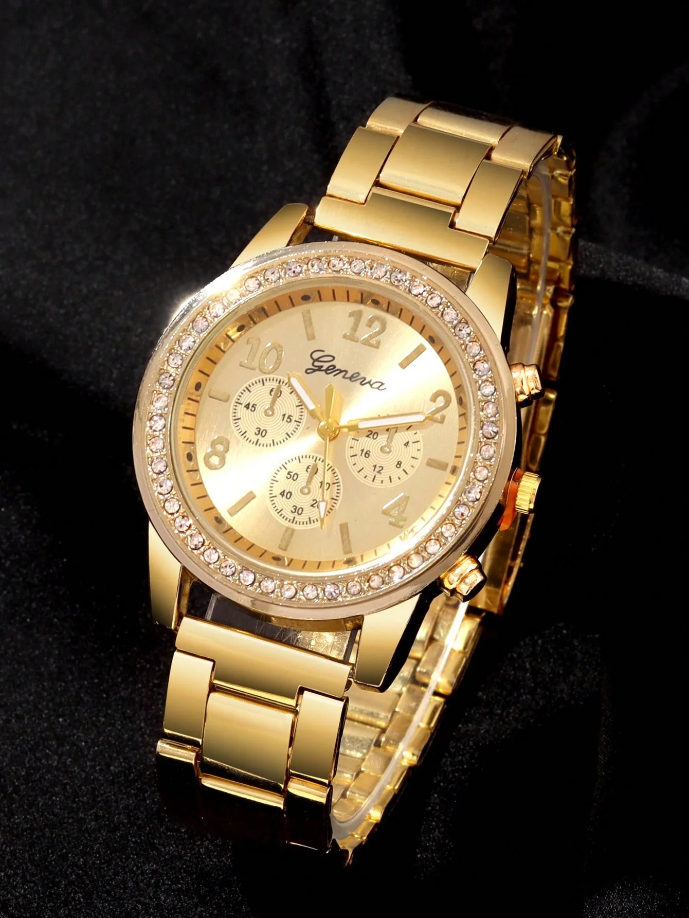 Infinia — Ensemble Montre & 3 Bracelets Femme · Ton Or Rose ∞ GN