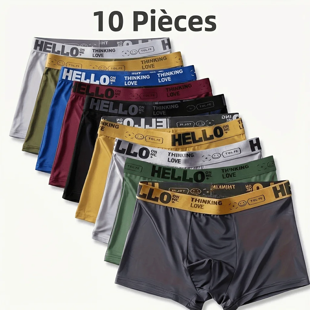 TITAN — Pack Boxers Tissu Glacé · Confort Premium Toute la Journée