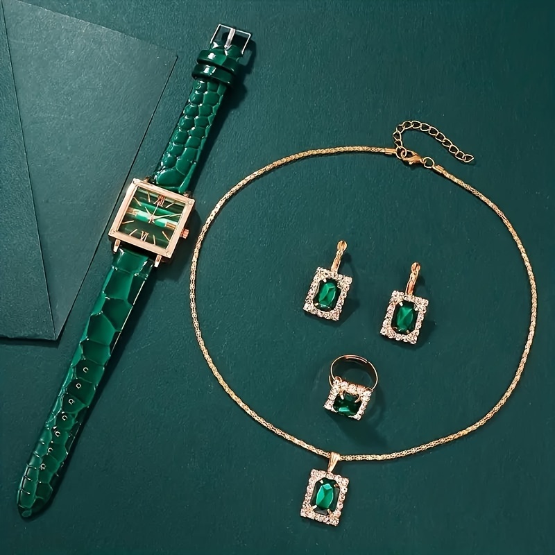 Set Montre Bijoux Élégance Vintage