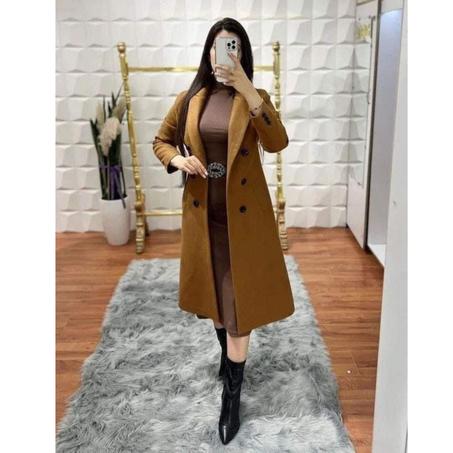 Manteau cachemire Tulipe