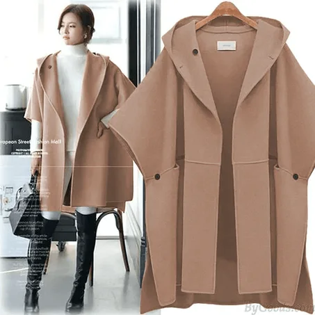 معطف شتوي نسائي أنيق ودافئ