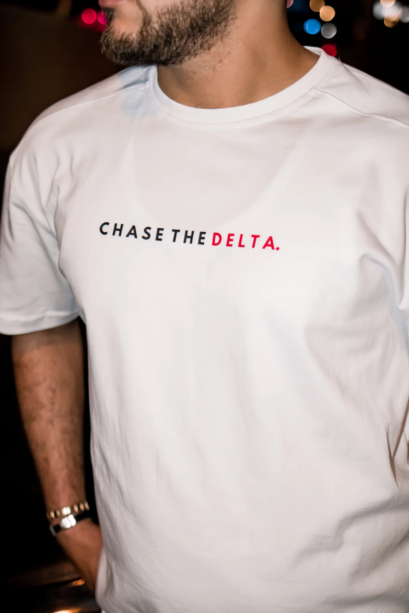 Chase The Delta. Oversized T-Shirt