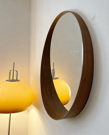 Mirroir  classic en bois chéne