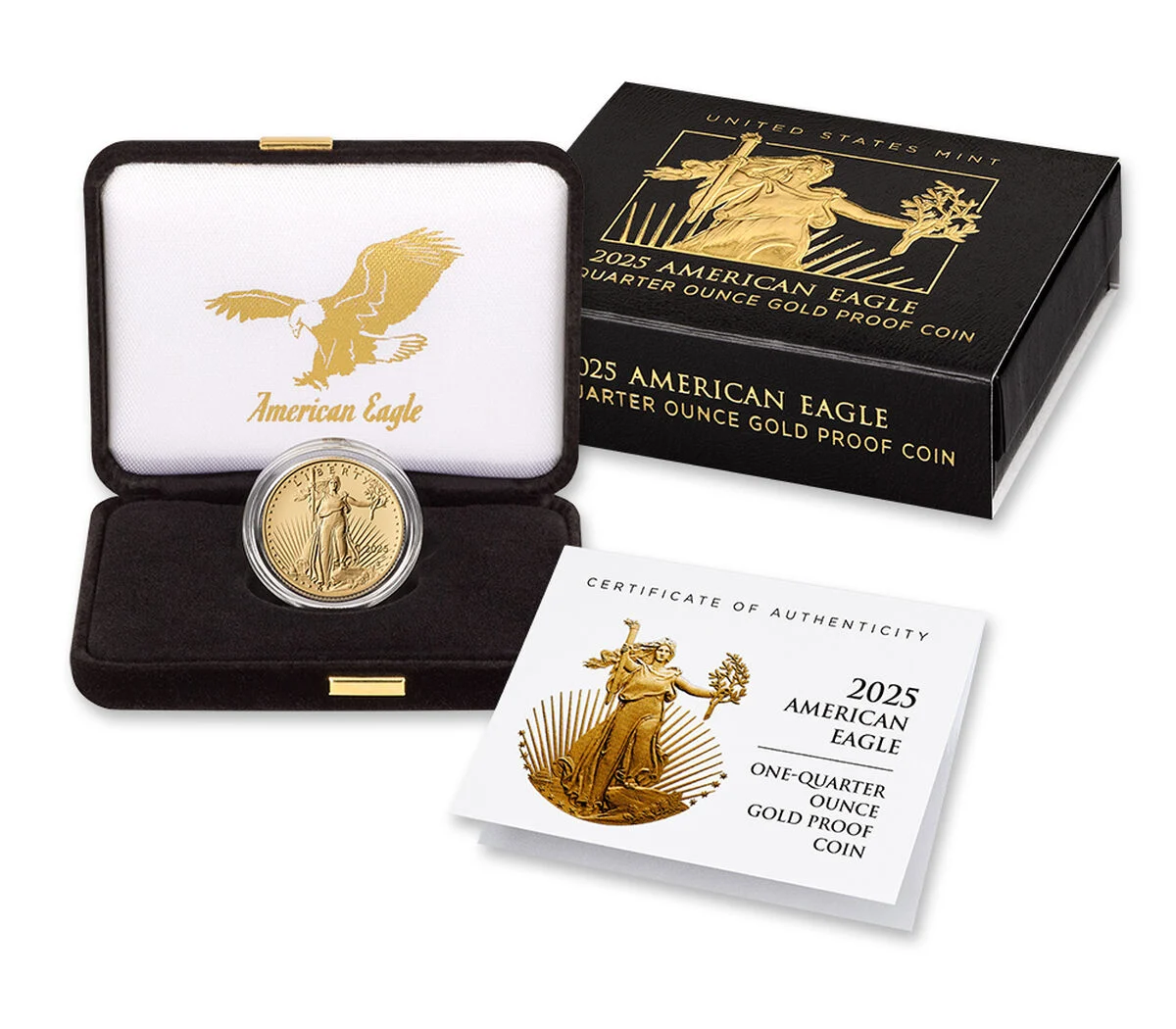 American Eagle 2025 One-Quarter Ounce Gold Proof Coin