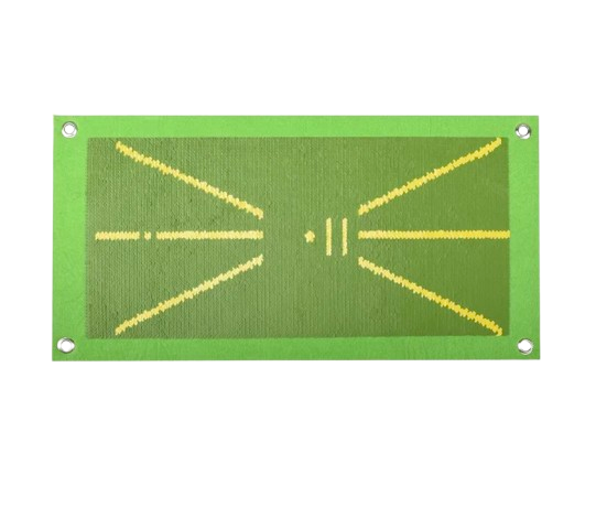 Golf Training Mat for Swing Detection – Portable Practice Mat with Divot Feedback – 24 × 49 cm