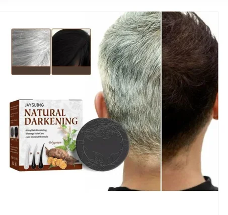 صابون شامبو طبيعي لتغميق الشعر و ازالة الشيب