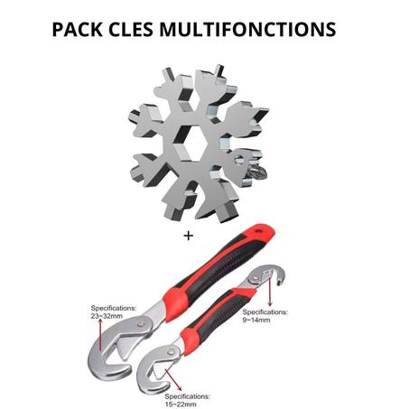 pack clés multifonctions