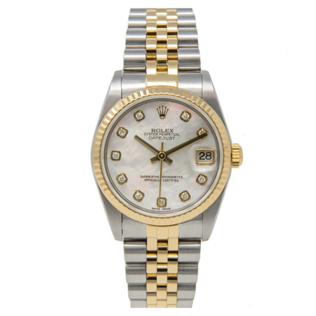 ساعة رولكس اويستر مينا سيلفر - 36mm