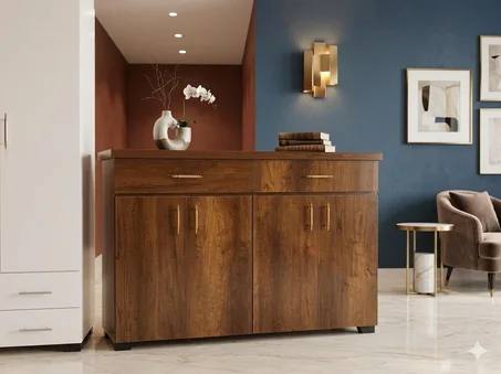 buffet marron 120 CM