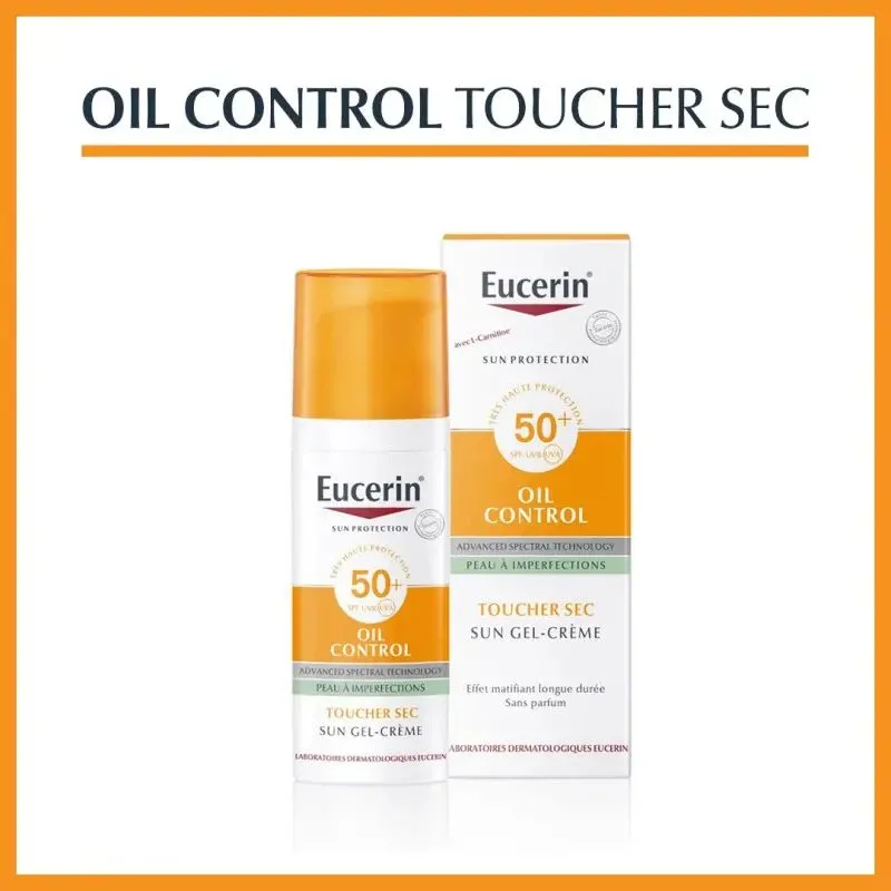 EUCERIN OIL SUN PROTECT CONTROL TOUCHER SEC 50 ML