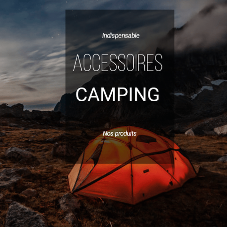 Accessoires  de Camping ( torche / réchaud à gaz ......)