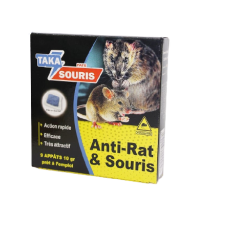 Anti-Rat et Souris ( PATES EN SACHET 90 G )