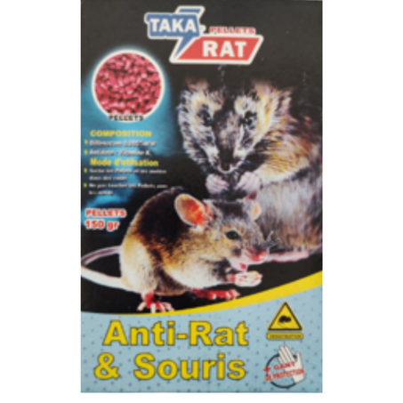 ANTI - RAT ET SOURIS PELLETS 150 G