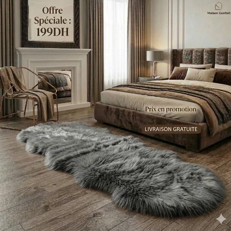 tapis fourrure 170CM/53CM