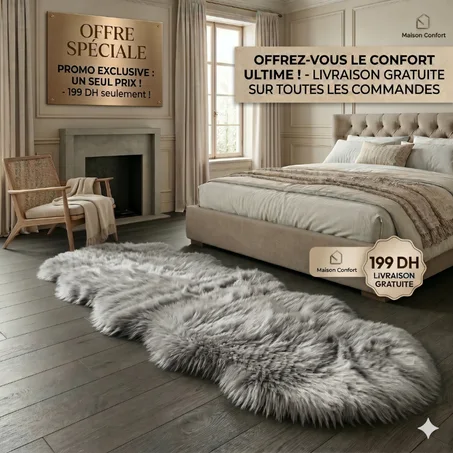 tapis fourrure 170CM/53CM