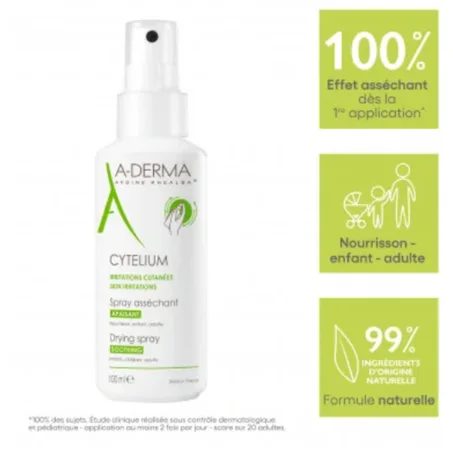 A-DERMA CYTELIUM SPRAY ASSECHANT 100ML