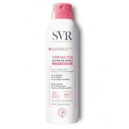 SVR TOPIALYSE Baume en Spray Peaux Très Sèches à Atopique 200ml