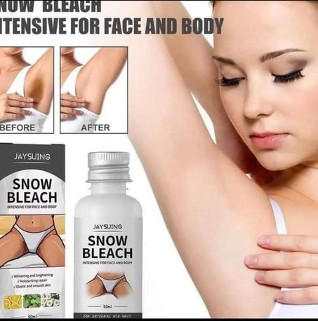 كريم تبيض المناطق الحساسه snow bleach