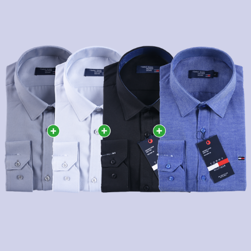 Pack de 4 Chemises Tommy Oxford