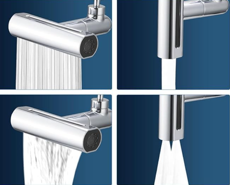 رأس روبيني 4 ف 1 متعدد الوضائف لتوزيع الماء حسب حاجتك