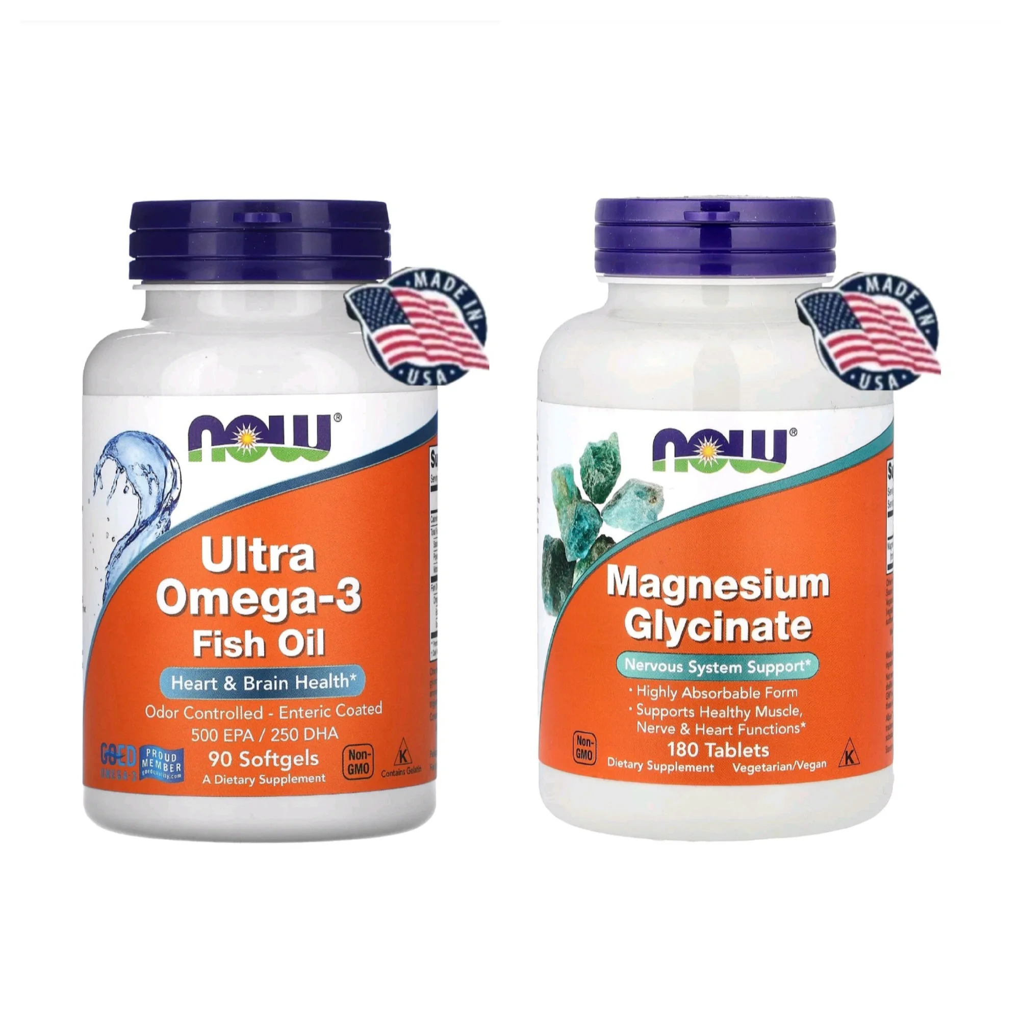 Pack omega ultra/ 90 softagels+Magnesium glycinate 180 tablette
